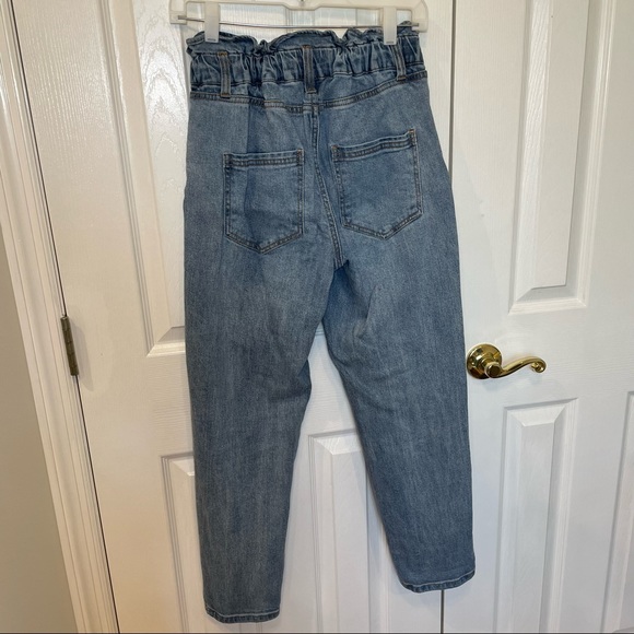 Cinched waist high rise jeans - Picture 6 of 7